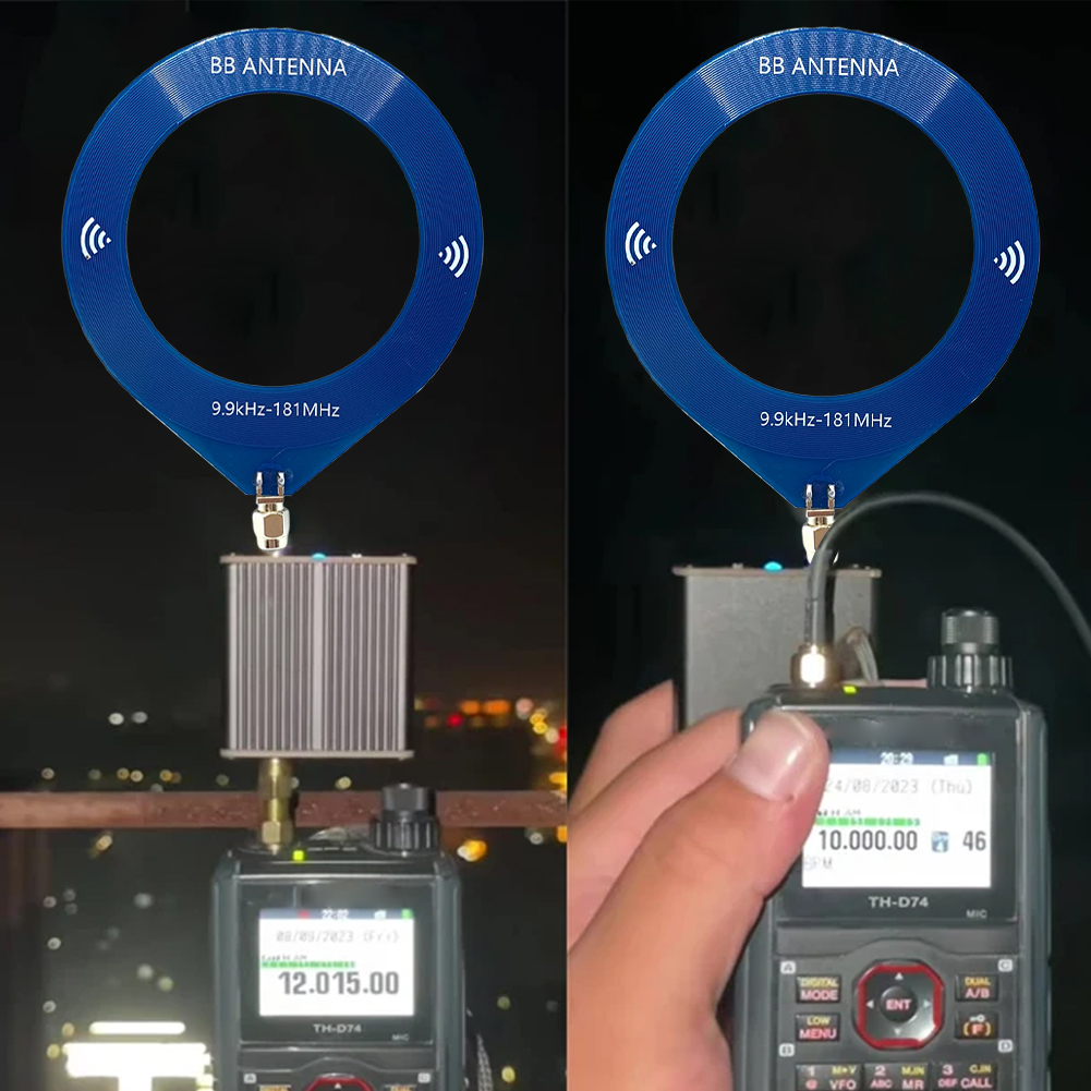 Kleine ring bb antenne 9,9 khz-181mhz sma schnitts telle mini schleifen antenne tragbare antenne für malachite sdr empfänger tef6686 empfänger
