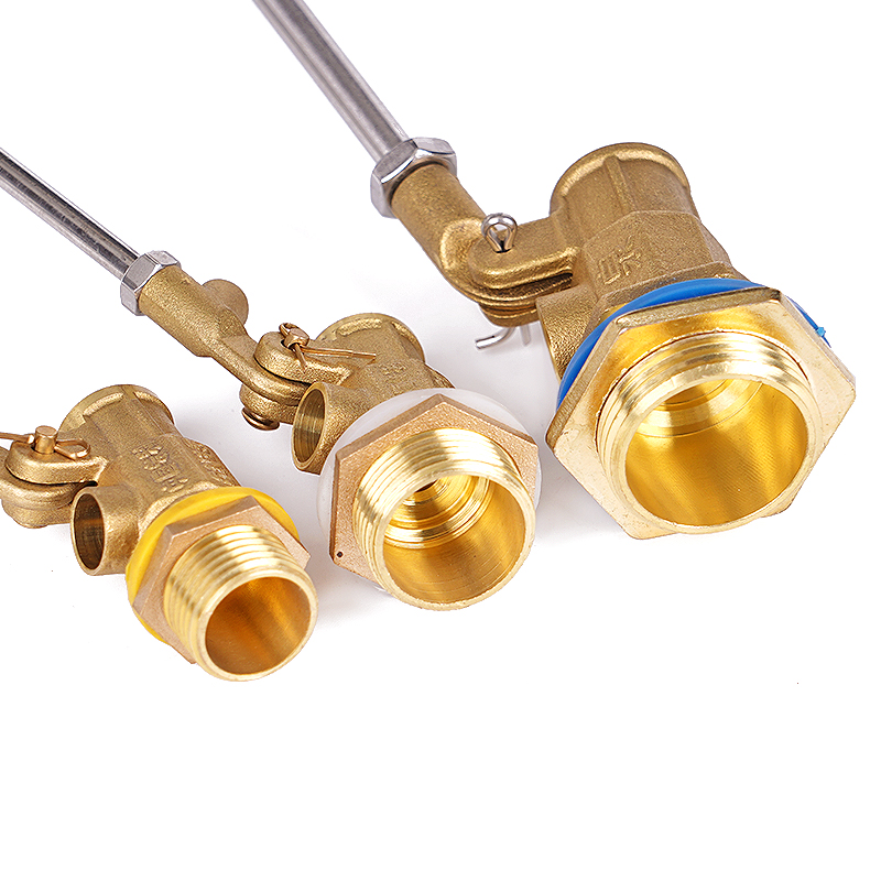 Válvula de flotador de latón de 1/2 ", 3/4", 1 ", válvula de bola flotante para tanque de agua fría y , cisterna de Control de flujo de vástago SS201/tanques de expansión