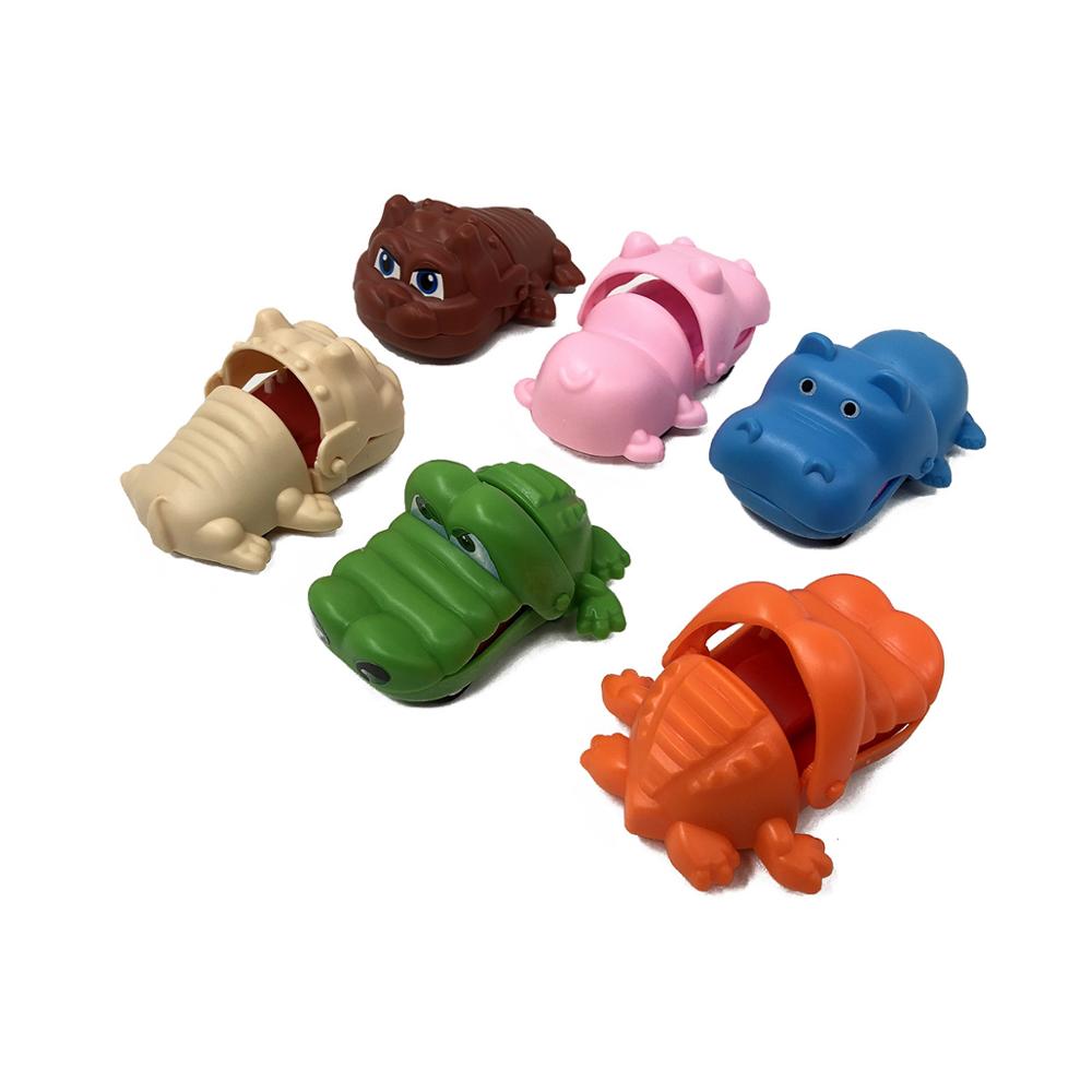 1pc eksplosionsmodeller tegneserie inerti dyr mini rally bil krokodille flodhest ond hund giveaway lille