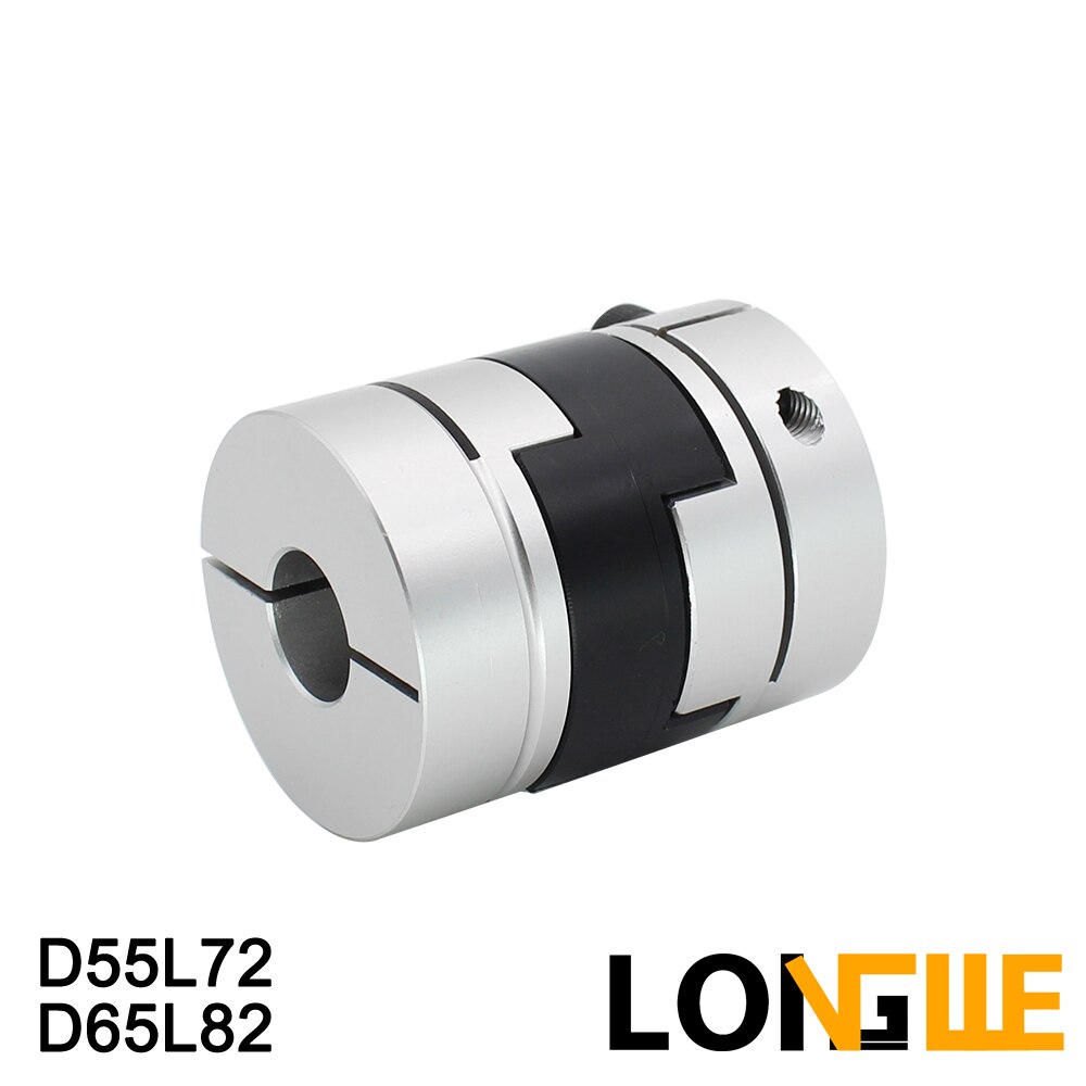 LONGWE LZ-B-D50L58 CNC Motor Connect Rigid Flexible Shaft Coupler Oldham Coupling