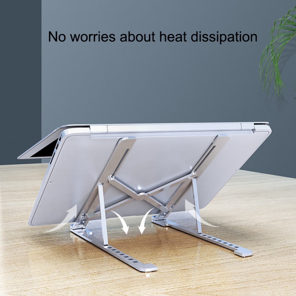 Laptop Stand Voor Macbook Pro Notebook Houder Opvouwbare Aluminium Legering Tablet Stand Beugel Draagbare Laptop Houder Voor Notebook