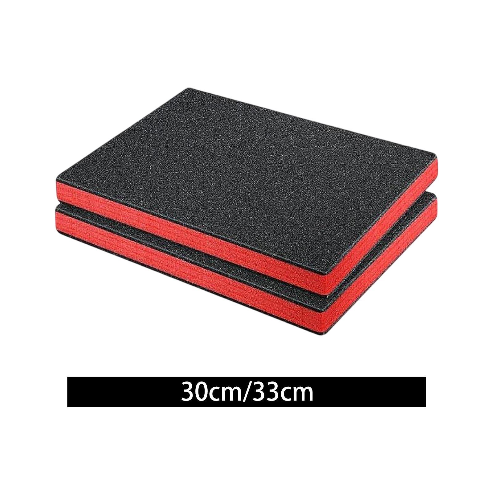 2 Pieces Tool Box Foam Insert Tool Box Liner Non Slip Shockproof Practical Epe