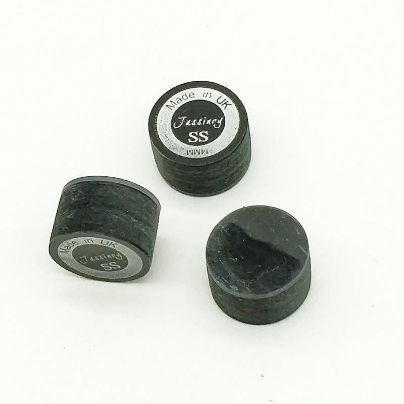 10 stk / parti 14mm jassinry billard cue tips sort med slank hårdhed i ss / s / m / h cue stick tip tilbehør kina