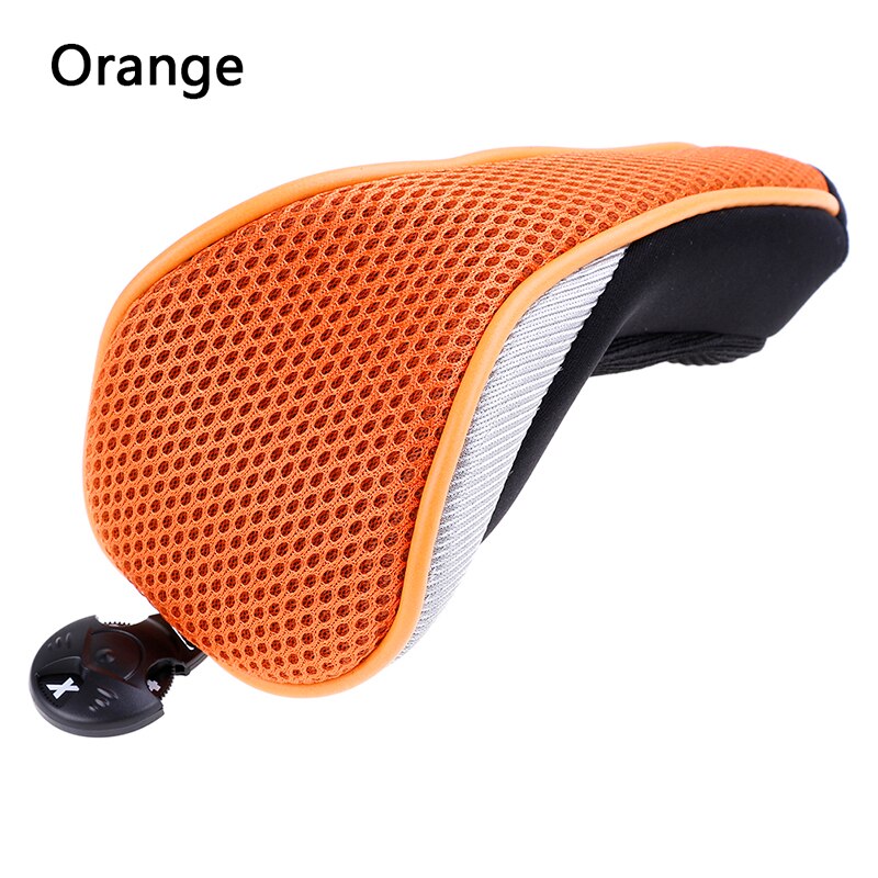 Redning hodet dekker golf beskyttelse sett mesh golf headcover premium golf club hybrid ut headcover utendørs sport: Oransje