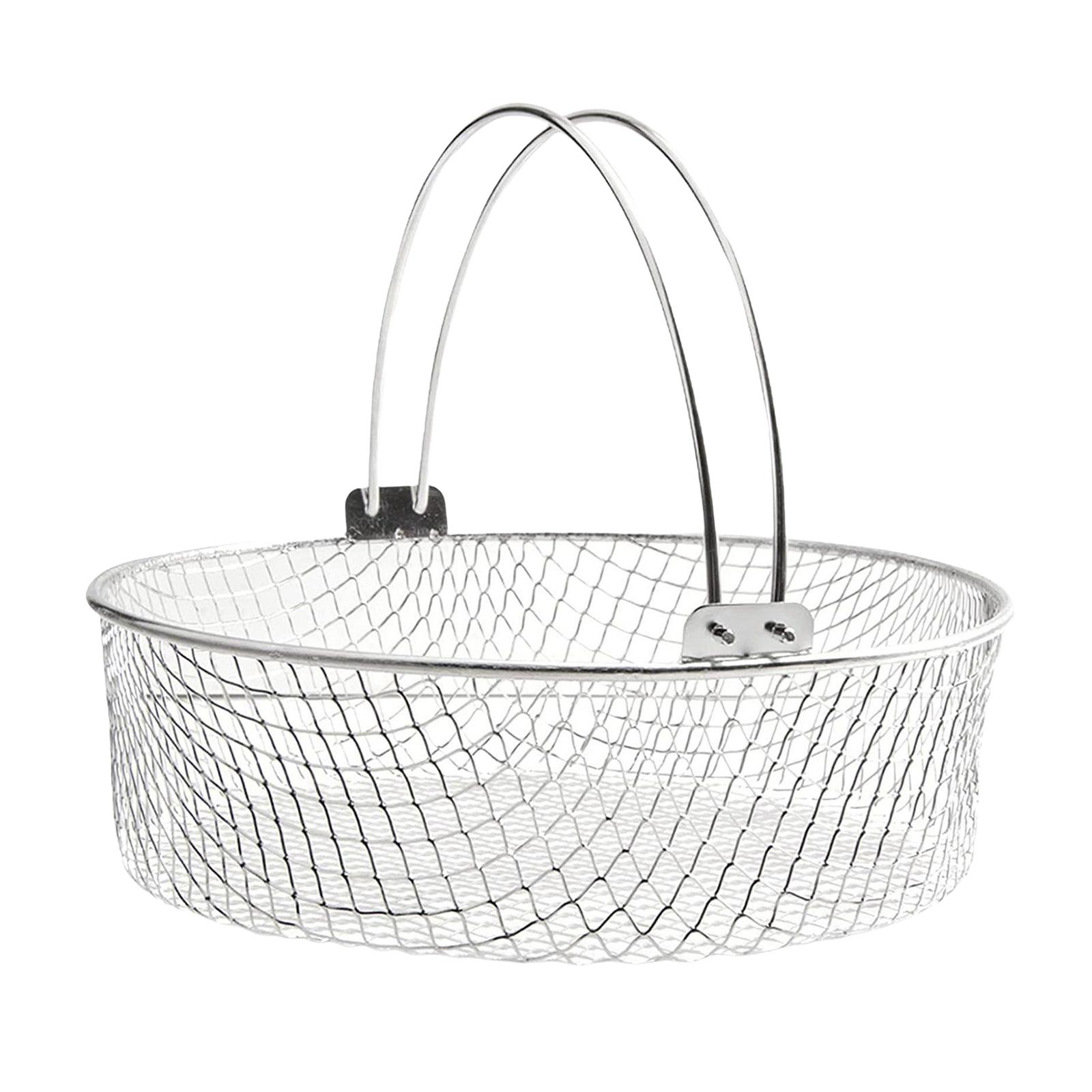 Air Friteuse Korb mit Griff Gadgets Liners Einfügen für Grillen Französisch Frites