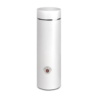 Mini Elektrische Wasserkocher Wasser Thermische Kessel Reise Edelstahl Tee kaffee milch kochen tasse tragbare Teekanne 110 V- 220V: white / US Adapter