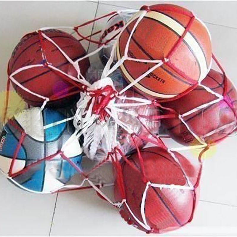 Sac de transport de Football en plein air, filet de transport de 10 balles de Football, sac en maille pour ballon de volley-Ball, équipement Portable à corde