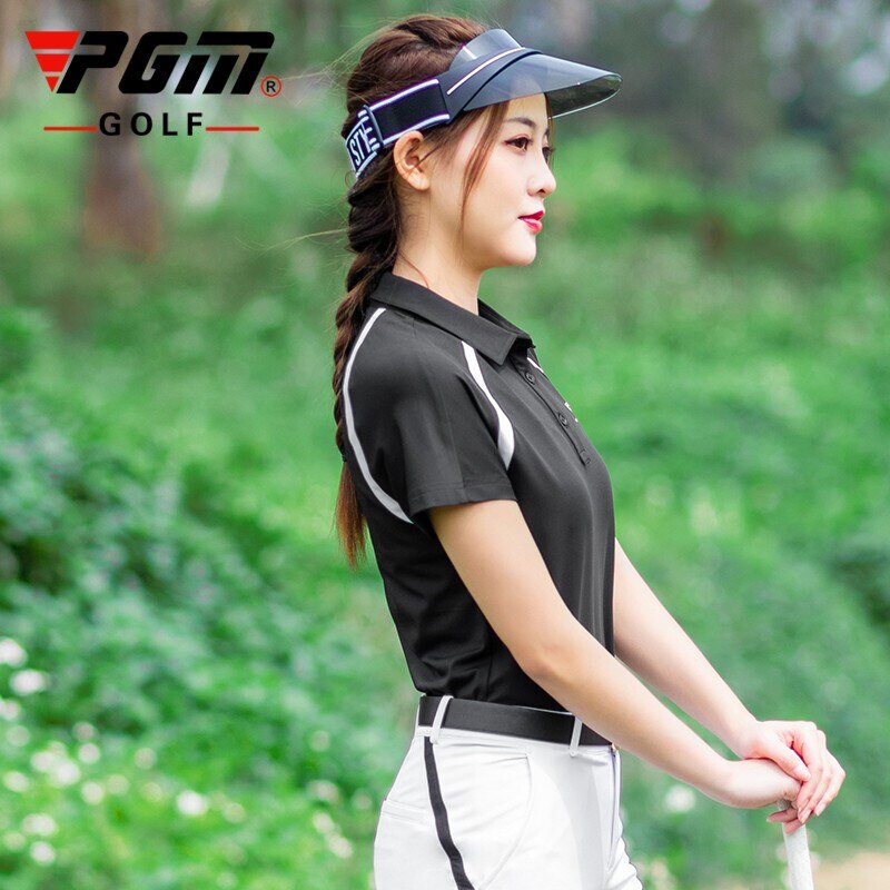 Kvinder top golf tøj sommer sports tøj kvinders tshirt kortærmet polo t-shirt golf kvinders behagelig åndbar