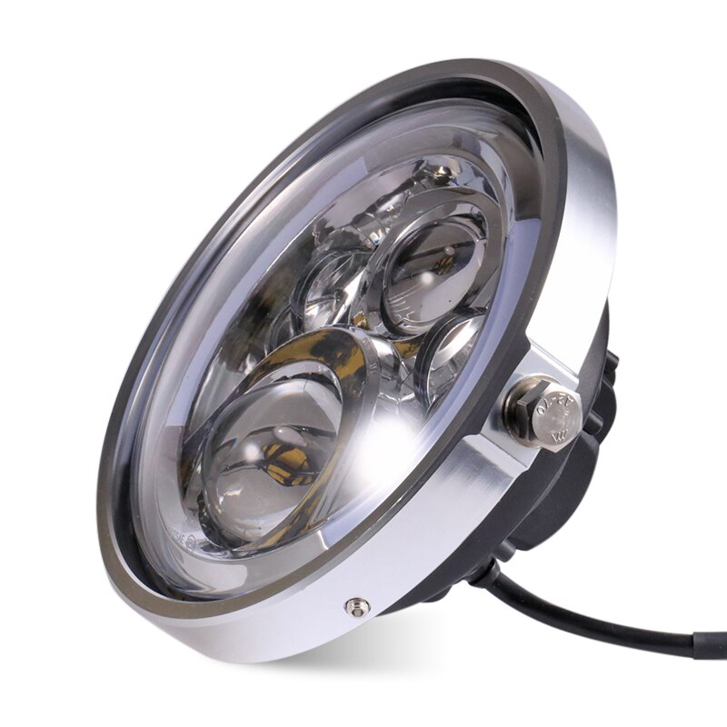 Motorcycle Headlight, 10W Universal LED Headlight Sport Custom Fairing Light DC 12V For Dirtbike Motorcycle - View #6