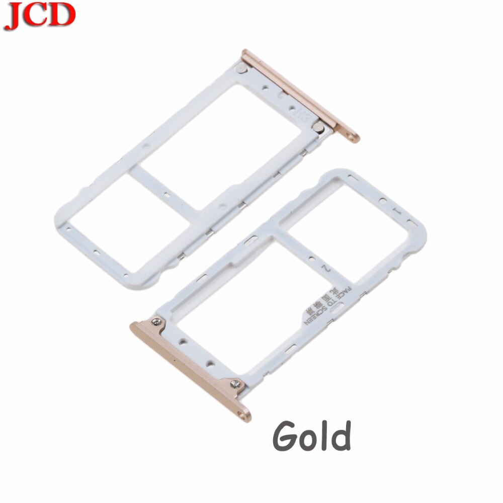 JCD SIM Card Tray Socket Slot Holder Adapters For Xiaomi for Redmi Note 5 Sim Cards Adapters Phone Replacement Spare Parts