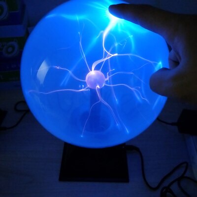 Electrostatic Ball Induction Glow Ball Plasma Ball 10-12 Inch Red Light Blue Light Science and Technology Museum Exhibition Ball: type13
