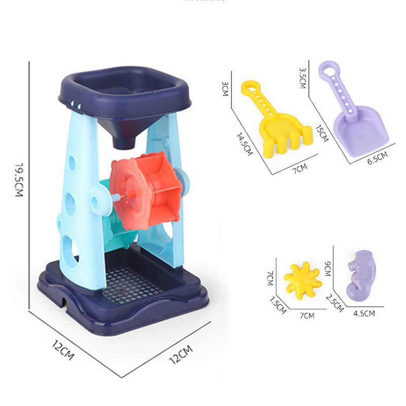 Summer Beach Toy Sand Set Kids Sand Play Beach Seaside Sandpit Toy Fun Water Swimming Toys Sandglass Shovel Hourglass Tool