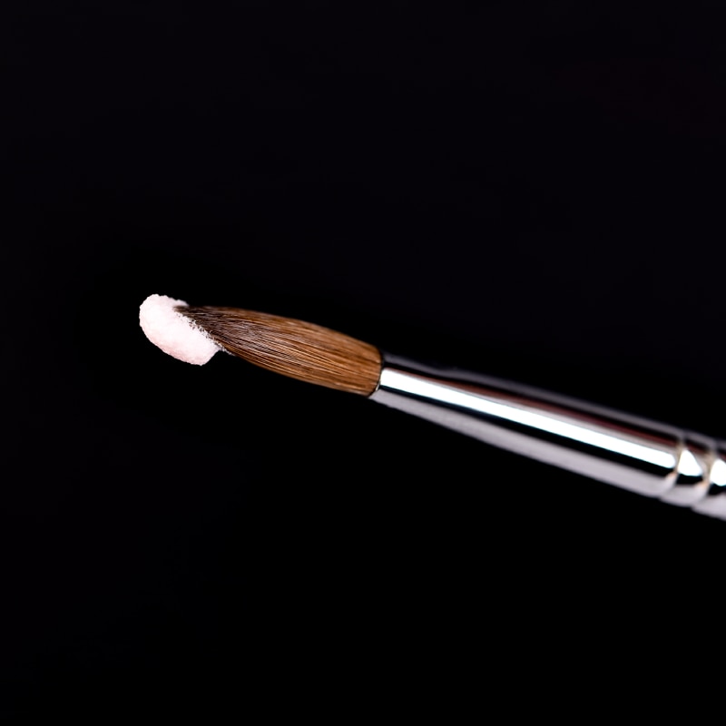1 st kolinsky sable akryl borste uv gel carving pen pensel flytande pulver diy nagelteckning platt rund röd trä nagelkonst pensel