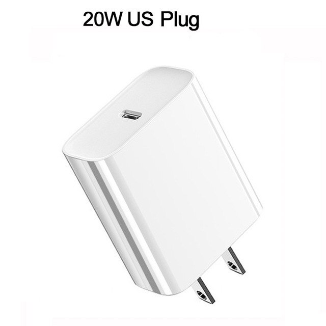 20W Fast Charger for iPhone 12 Pro Max 11 12 Mini XR XS X 8 Plus PD Charging USB C Charger Adapter for iPad Pro Air 4 20 W: US