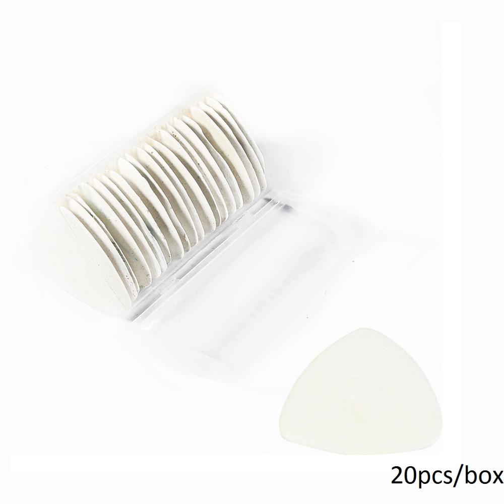 Sarti in tessuto multicolore gesso cancellabile pennarello in tessuto patchwork modello di abbigliamento impostato di attrezzi per cucire fai-da-te accessori per cucito: 20pezzi bianca