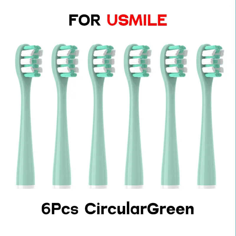 Toothbrushes Head Suitable for All Models of Usmile Brand Electric Toothbrushes Independent Vacuum Packaging: transparent