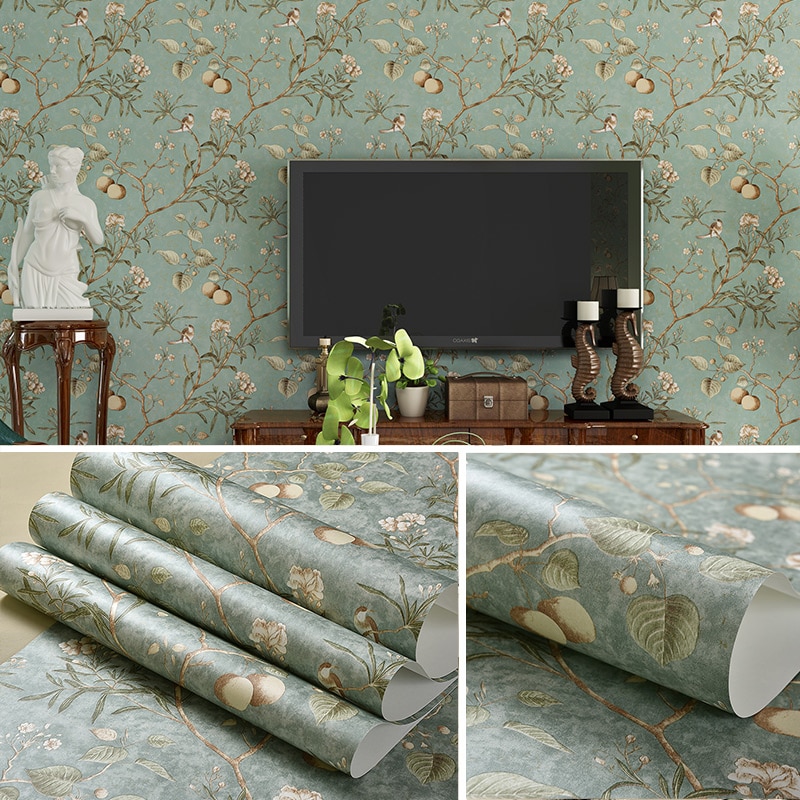 Tropical Green Leaf Peel and Stick Wallpaper Palm Leaves Self Adhesive Removable Wallpaper Mildew Proof Decorative Contact Paper