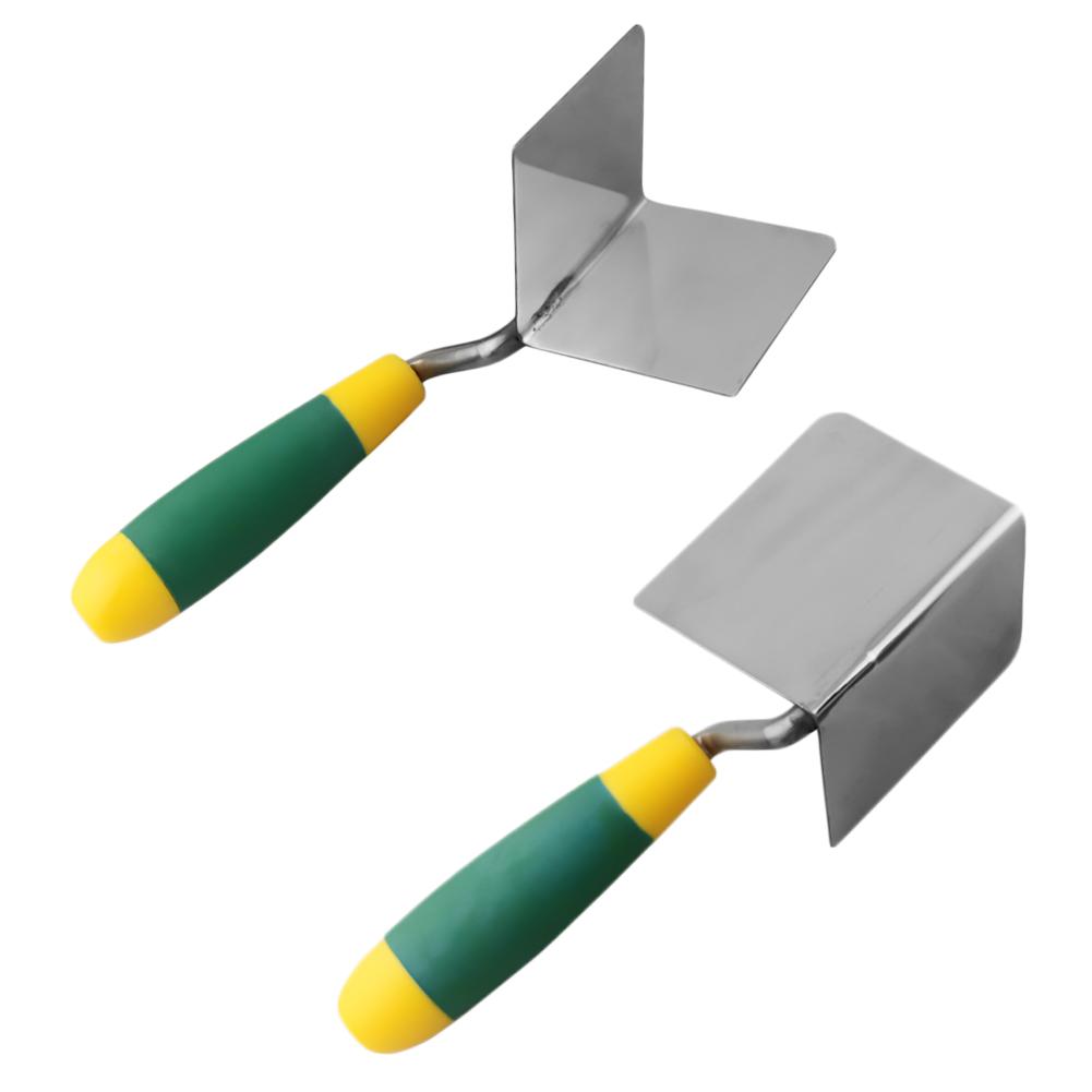 Herramienta de esquina de paneles de yeso, flexiones para una esquina perfecta de 90 grados, paleta de esquina de acero inoxidable de , agarre ergonómico