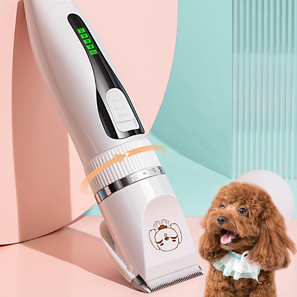 Pet Hair Remover Rechargeable Easy Operation Pet Hair Clipper Stainless Steel 1 Set Mini Electric Pet Hair Trimmer