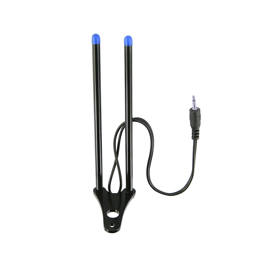 Hirisi-barra de oreja para pesca de carpa, alarmas de mordida con luz LED, aparejos de pesca de 4 colores: Blanco