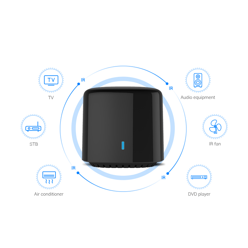 Broadlink app bestcon rm4c mini universal wifi ir mini controle remoto compatível alexa google assistente para ac