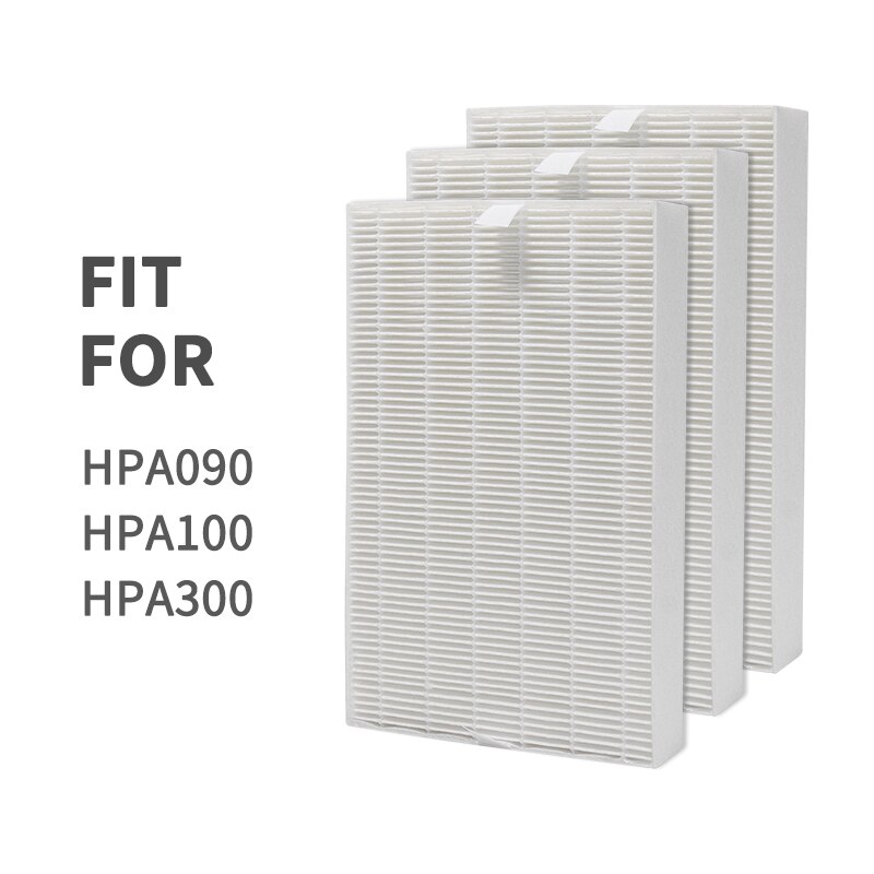 3Pcs Luchtreiniger Filters Hepa Filters Vervanging Voor Honeywell HPA090 HPA100 HPA300 Serie