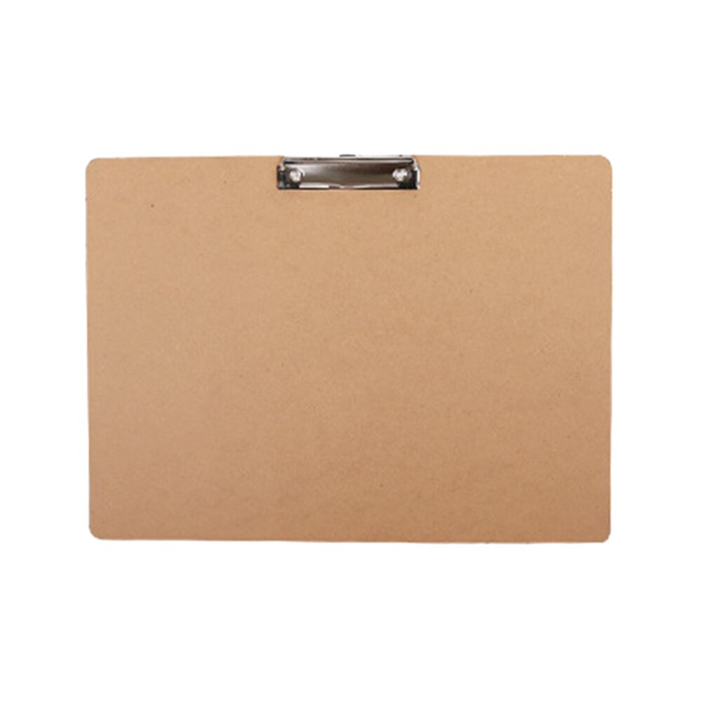 1PC A3 Size Wooden Practical Durable Horizontal Clipboard Writing Board Clip Board Drawing Pad for School
