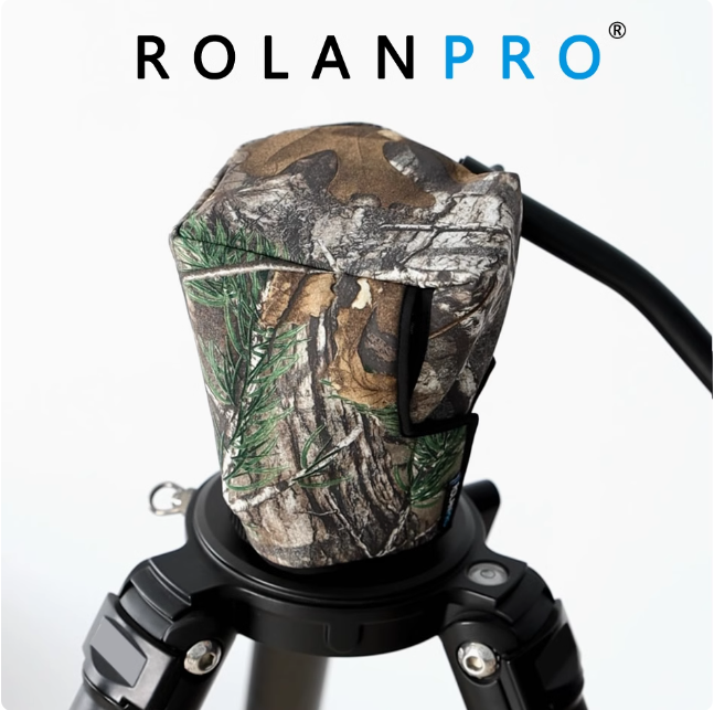 Rolanpro statief cloud terrace beschermhoes voor leofoto bv -15 vloeistofkop hydraulische statiefkop: Zwart