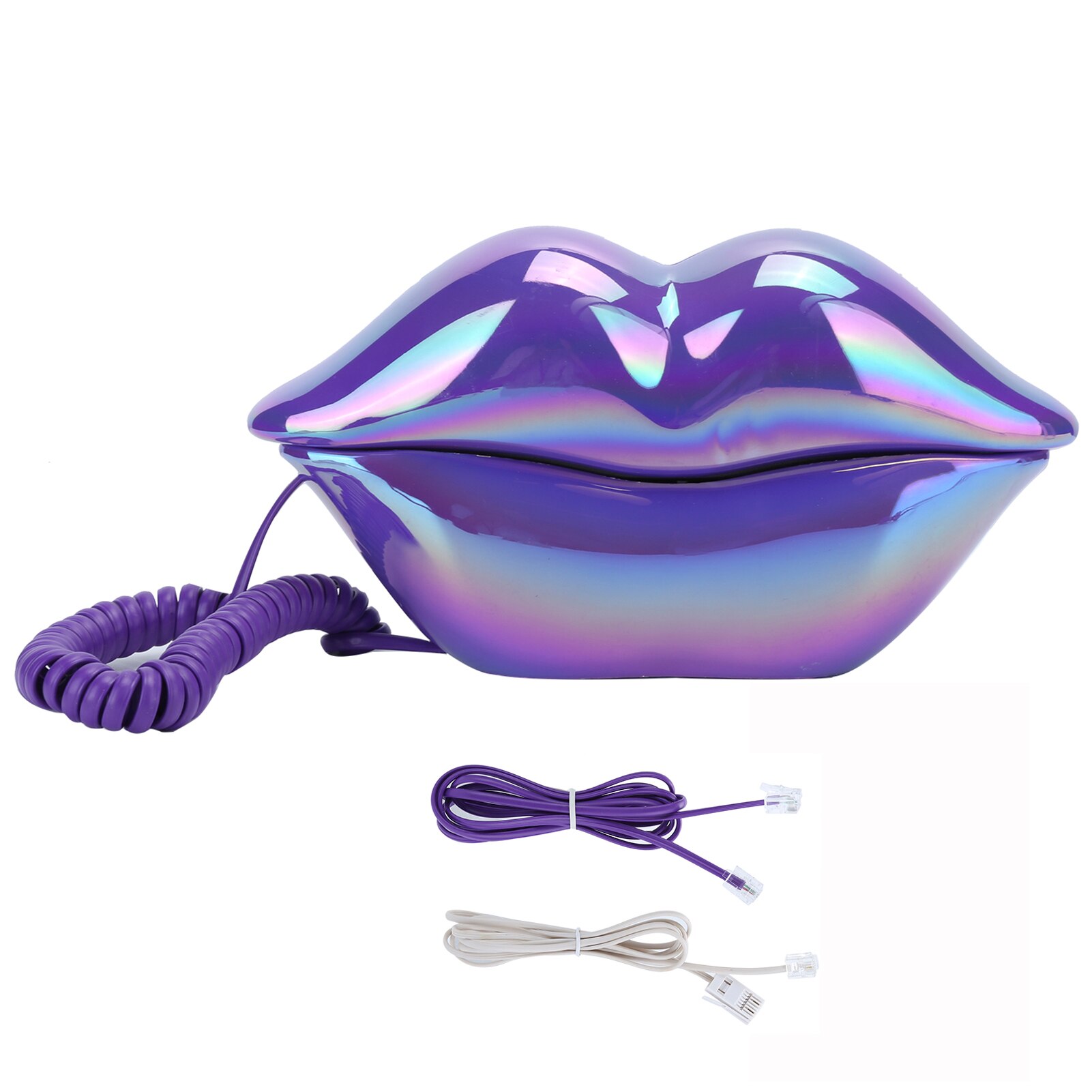 Lippen Telefoon Galvaniseren Desktop Vaste Telefoon Voor Hotel Decoratie Lip-Vormige Telefoons Mond Telefoon Mini Telefoon