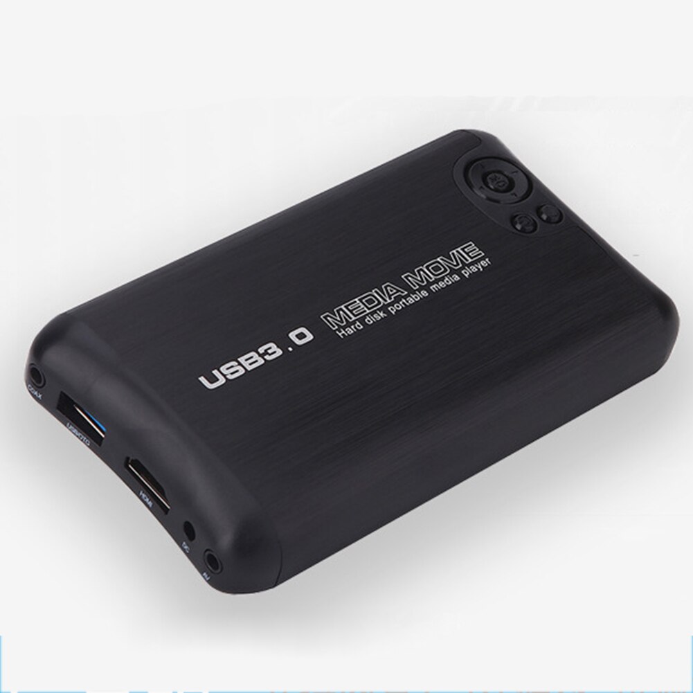 U Disk H.264 Tragbare Musik SATA Unterstützung MKV AV Ausgang 1080P USB 3,0 Mini 2,5 zoll HDD voll HD Video Auto-Anfang-Medien Spieler