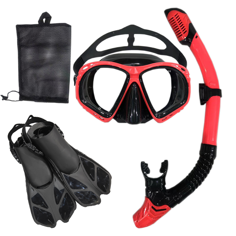 Máscara y gafas de buceo con snorkel, juego de tubo de natación para buceo, adulto, unisex