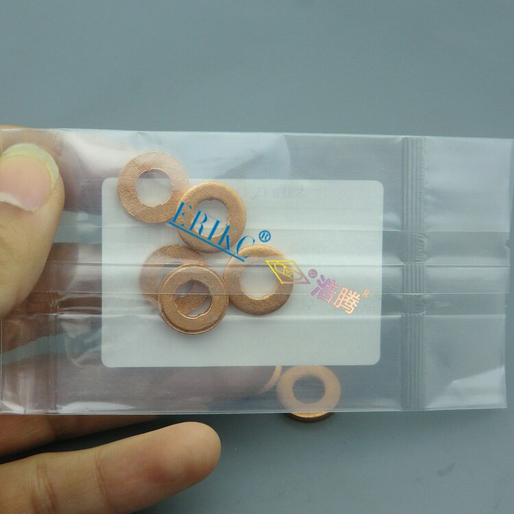 ERIKC Thickness 3.00mm 9001-850C Copper Washer 9001-850C 7.1*15*3mm 9001 850C for Euro3 Euro4 Euro 5 Fuel Injector Nozzle