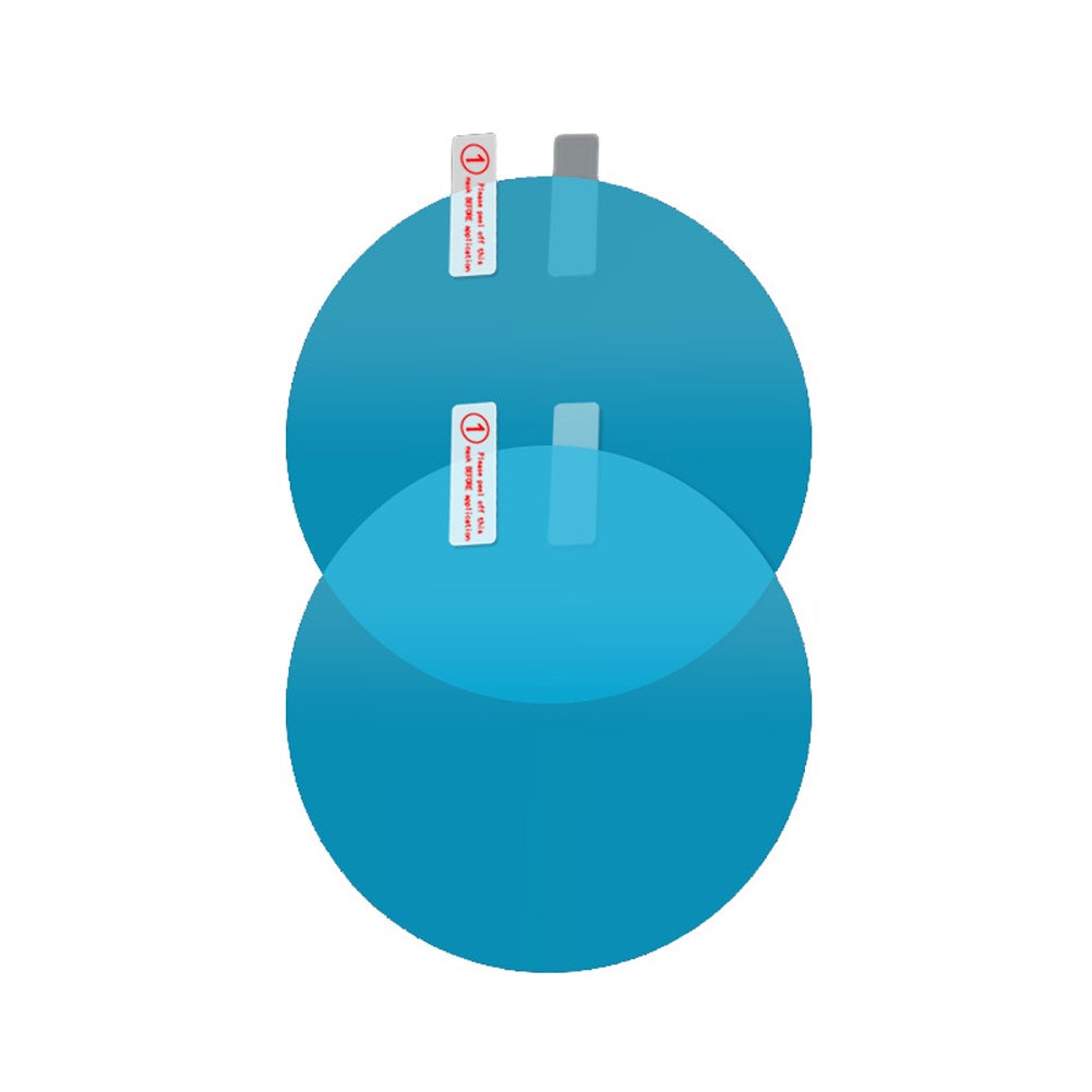 Film de protection antibuée pour rétroviseur | 2 pièces, Film de protection transparent et étanche pour rétroviseur de voiture: Round