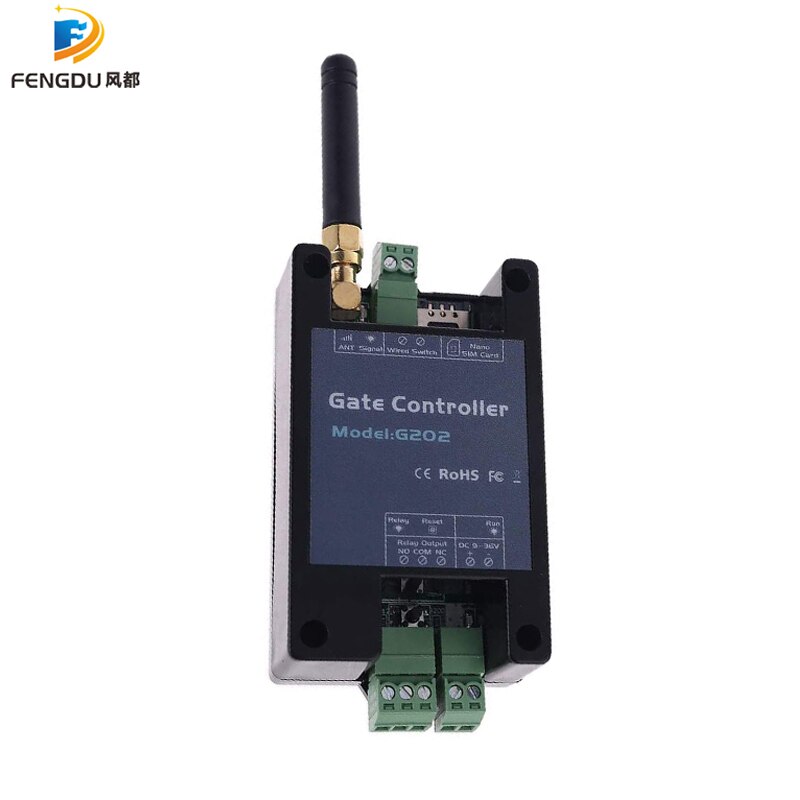 Garage Door Opener GSM Gate Remote Control G202 SMS Single Relay Switch For Sliding Swing Garage Gate Replace RTU5024