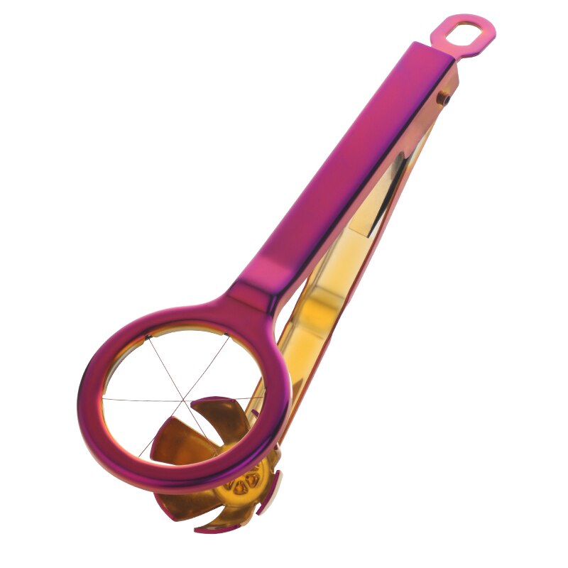 Household Gold Egg Slicers cutter stainless steel Egg Dividers Metal Egg serving tools kitchen Gadgets: No.3