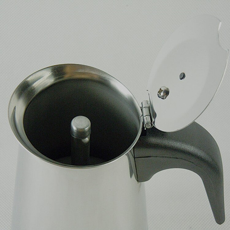Roestvrijstalen koffiepot mokka espresso latte percolator fornuis koffiezetapparaat pot percolator drankgereedschap cafetière latte fornuis