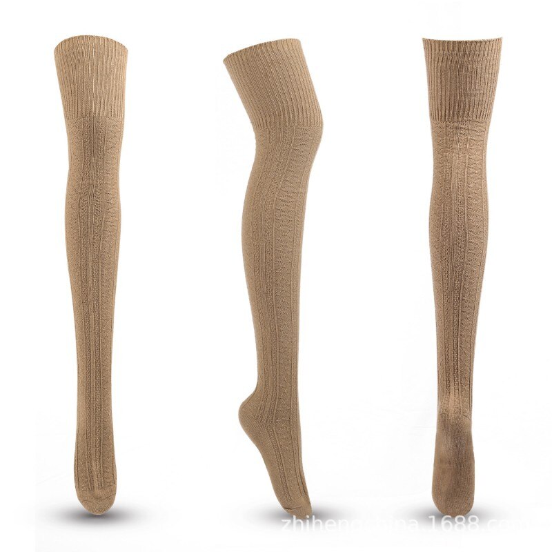 1 paar compressiekousen kniekousen lange kousen dameskousen elastische spataderen sokken over de knie sportsokken