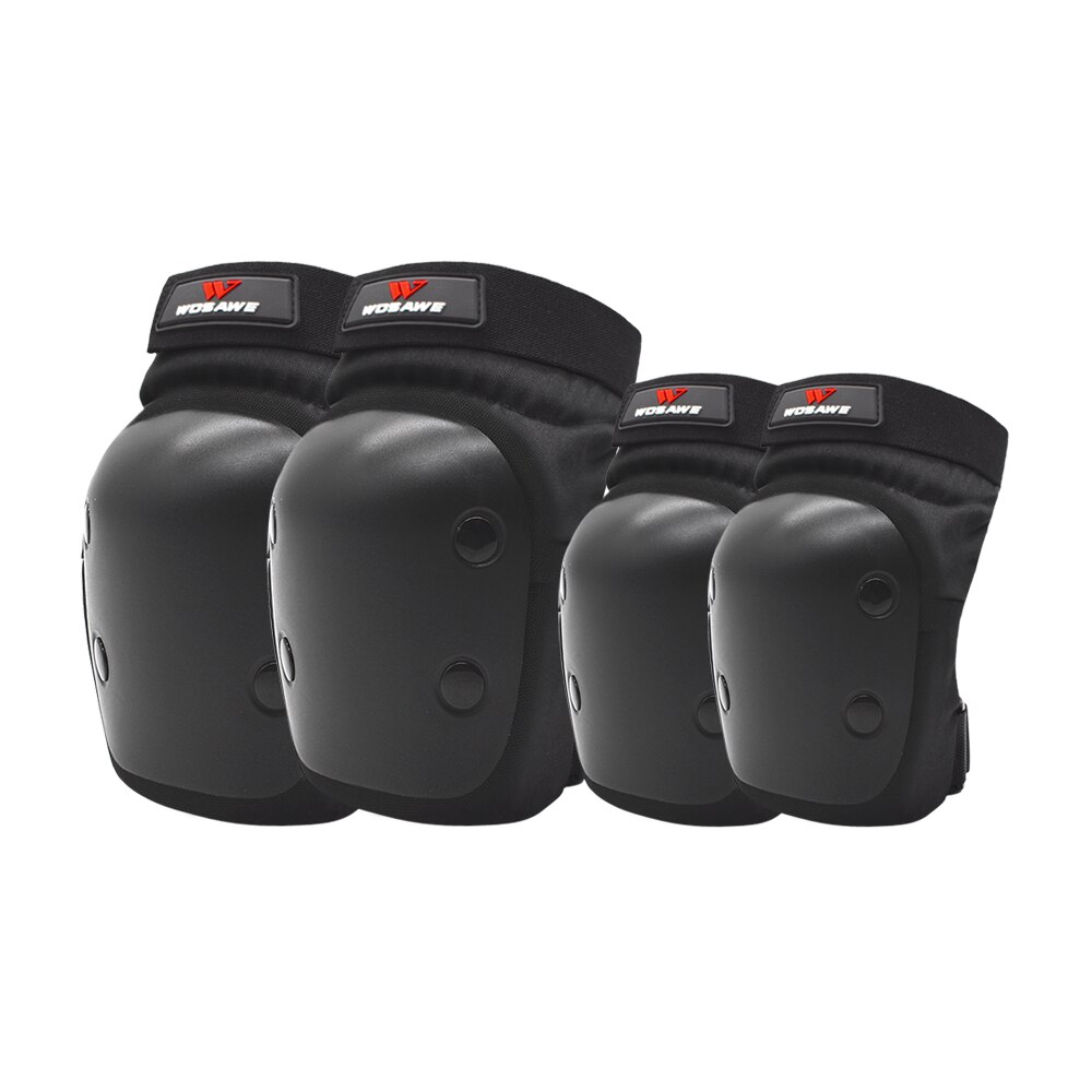WOSAWE niños motocicleta armadura cuerpo Moto chaqueta espalda hombro niños cuerpo Protector engranaje Motorcross rodilleras codo Protector: 4PCS Set