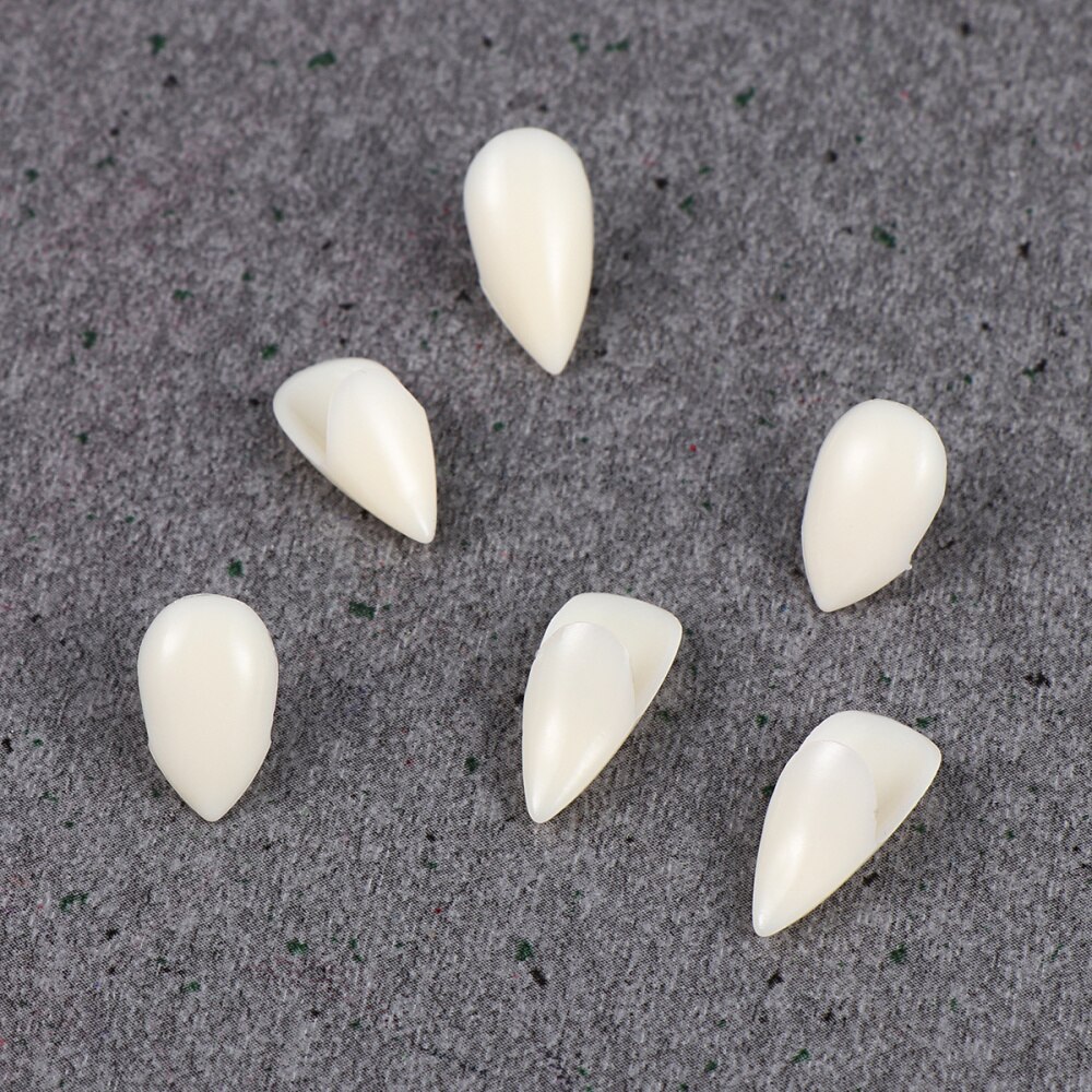 VORCOOL 3 Pairs of Custom Fangs Cosplay Teeth Dentures Party Props