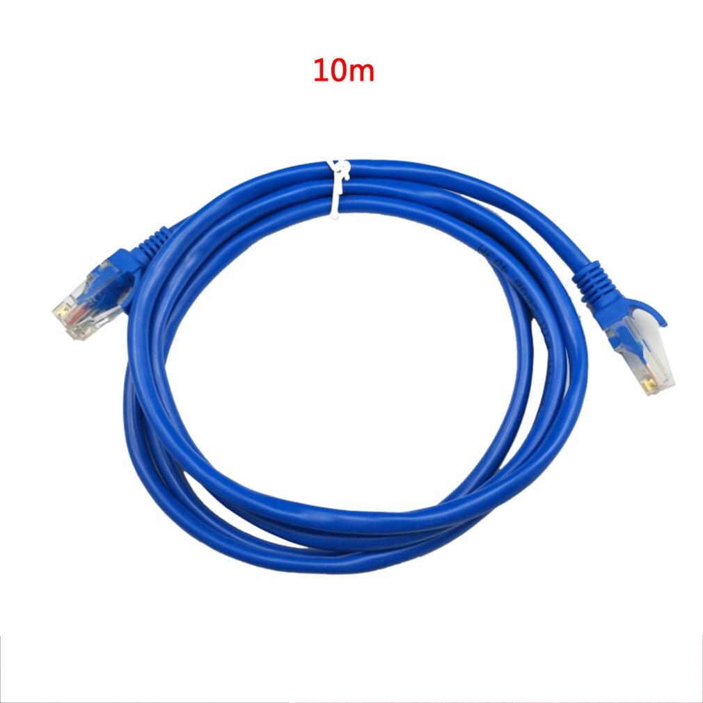 5/10/15/20/25/30/50 CAT5 100M RJ45 Ethernet Kabels Connector Ethernet Internet netwerk Kabel Cord Wire Lijn Blauw Rj 45 Lan CAT5: 10M