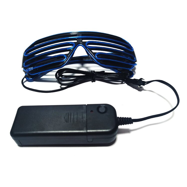 LED Luminous Glasses Halloween Glowing Neon Christmas Party Bril Flashing Light Glow Sunglasses Glass Festival Supplies Costumes