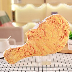 Cojines de comida de felpa para niños y niñas, almohada de felpa con , ideal para aperitivos, tartas, cerveza, café y baquetas: 40cm Drumstick