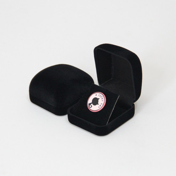 Fine Badge Medal Packaging Box Flocking Commemorative Coin Collection Organizer Jewelry Brooch Storage School Emblem Holder Case: Light Yellow Gold Color