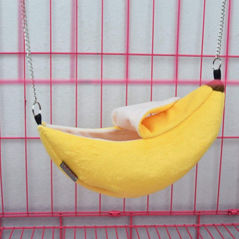 Kæledyr banan seng hamster seng hus hængekøje lille dyr seng hus bur rede hamster tilbehør