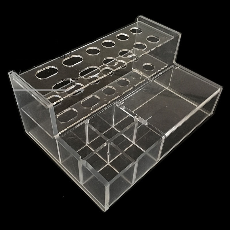 Dental Transparent Acrylic Resin Organizer Dental Composite Resin Holder for Teeth whitening