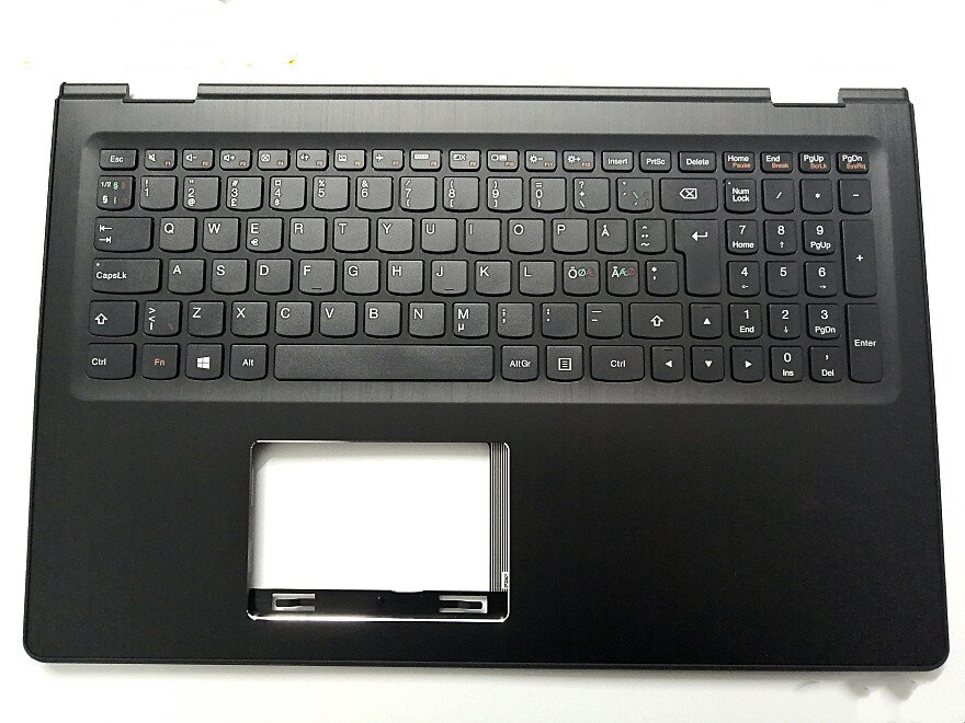 Para Lenovo For YOGA 500-15 Flex 3-1570 C teclado carcasa Níger Enter 5CB0J34092