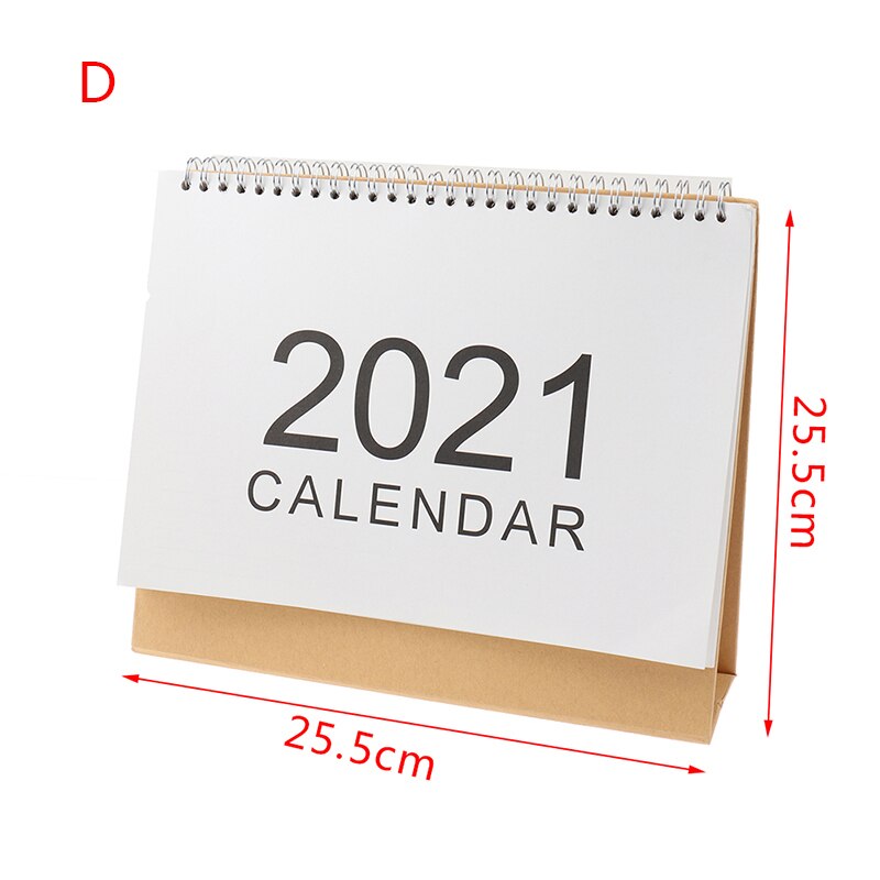 Enkel enfärgad skrivbordspapper enkel kalender dubbel daglig schemaläggare bordsplanerare årlig agenda arrangör: D