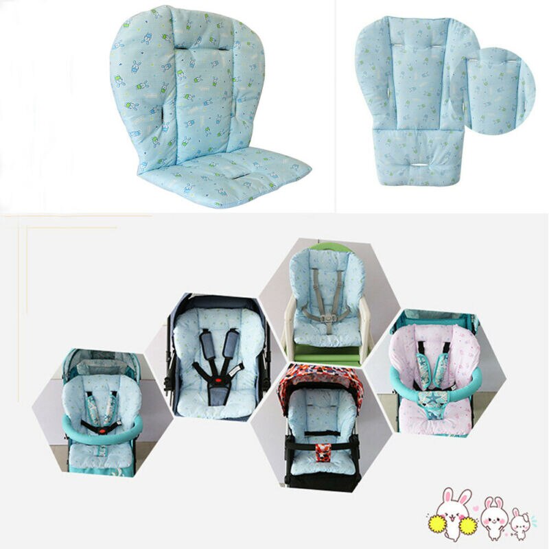 Warm Katoen Kinderwagen Pad Algemene Zachte Kussen Kind Winkelwagen Zetel Mat Kids Kinderwagen Kussen Leuke Cartoon wandelwagen seat pad