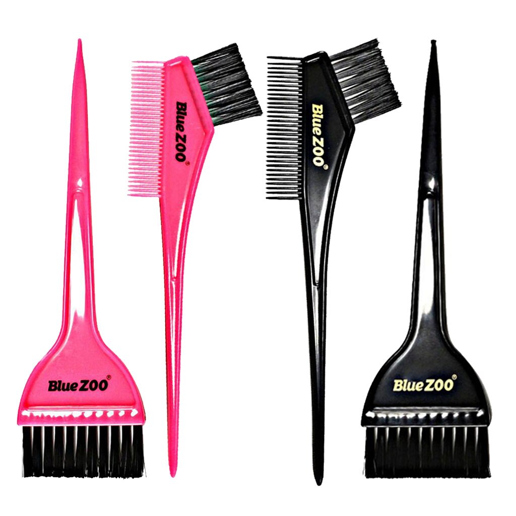 4pcs Hair Color Brush Set, Hair Dye Brush Set, Rat Tail Comb