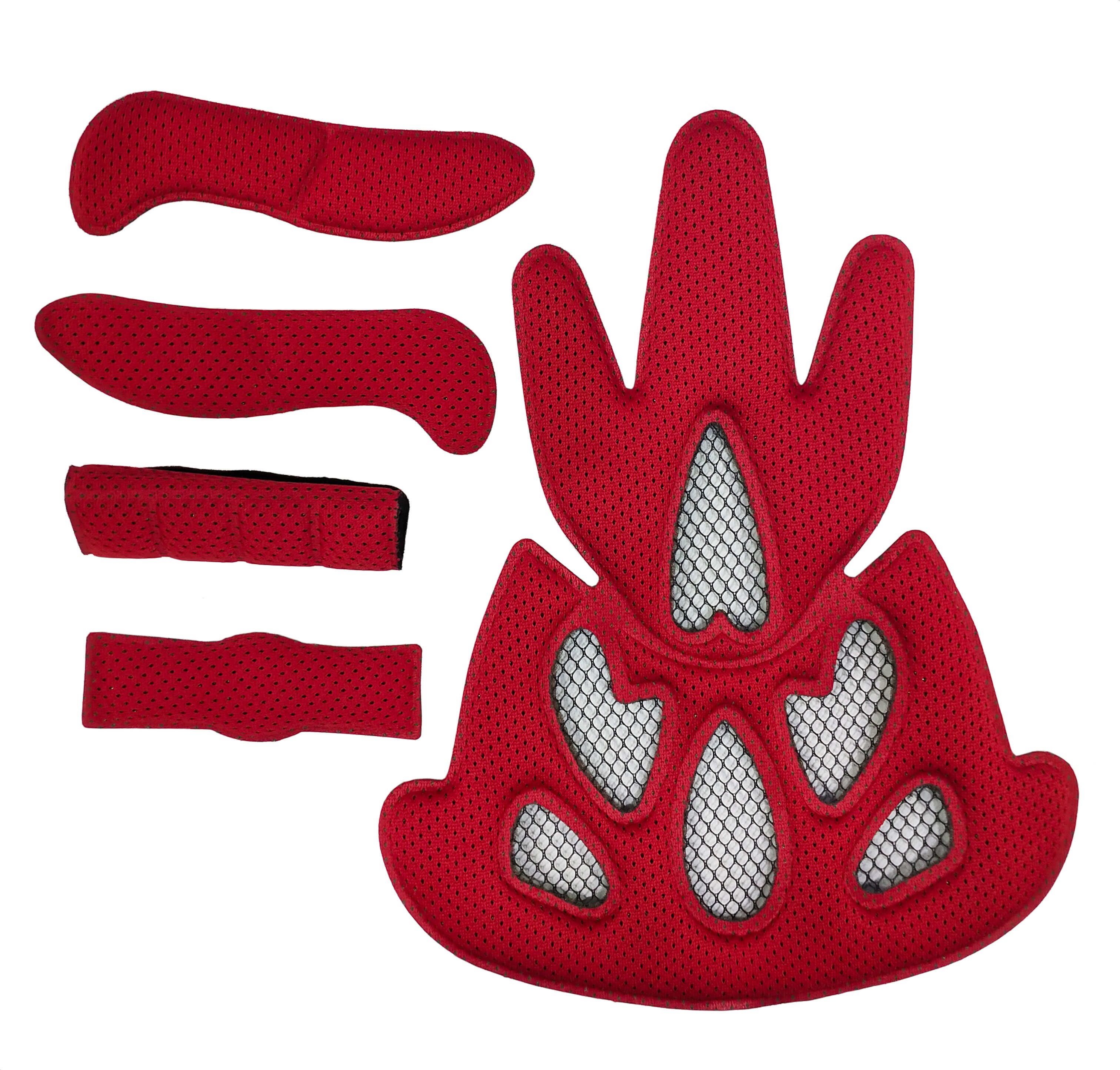 Helmet Padding Kit 23PCS Bicycle Replacement Universal Foam Pads Set with Nets for Bike Motorcycle Cycling Helmet